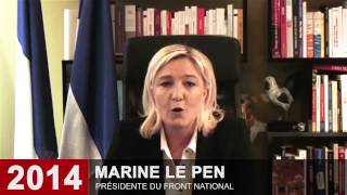 Voeux de Marine Le Pen pour l'année 2014