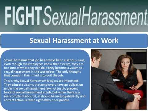 forms of sexual harassment