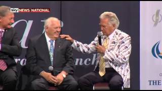 Bob Hawke jokes at America's Cup lunch