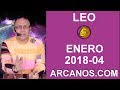 Video Horscopo Semanal LEO  del 21 al 27 Enero 2018 (Semana 2018-04) (Lectura del Tarot)