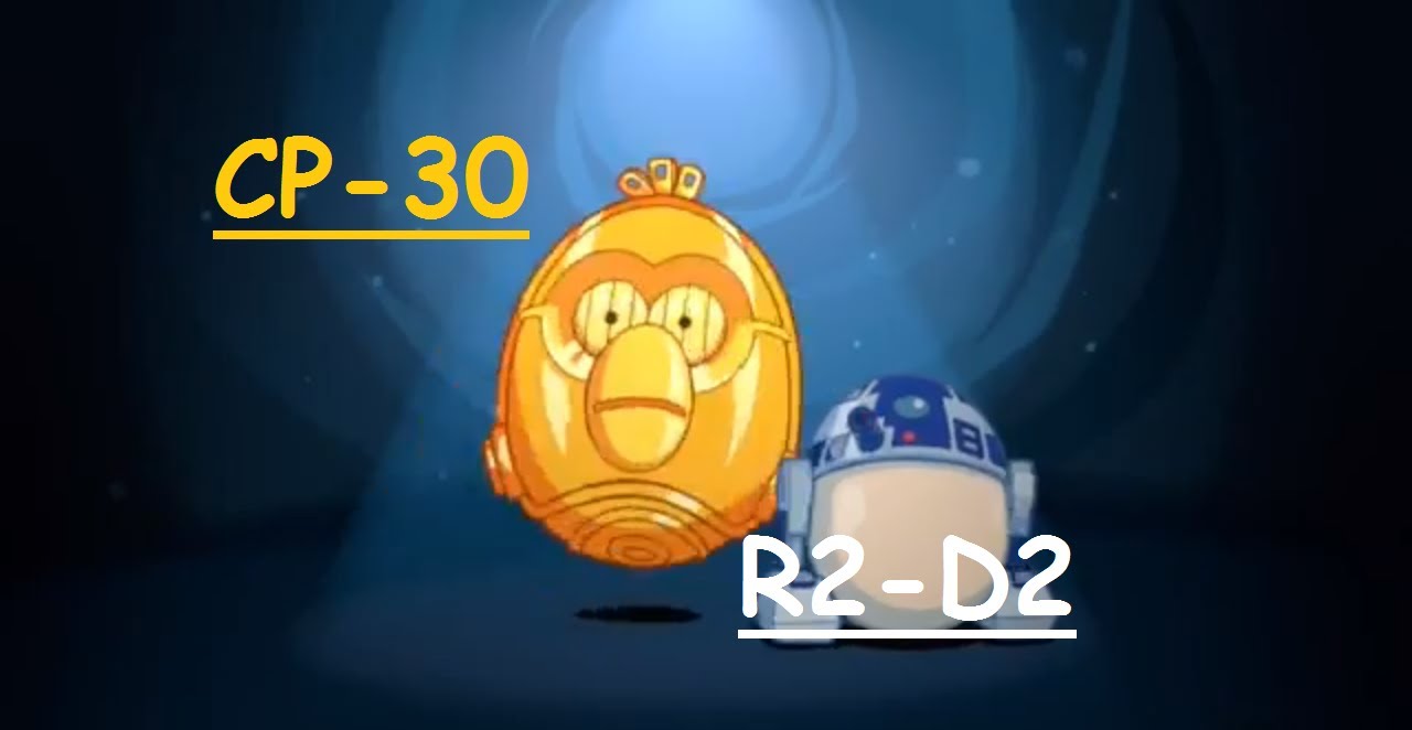 Angry Birds Star Wars R2D2 \u0026 C3PO  exclusive gameplay 