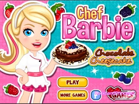 Barbie's Chocolate Fudge Squares - Cooking Games