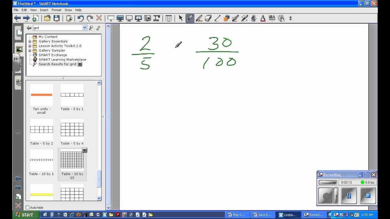 converting fractions to decimal - YouTube