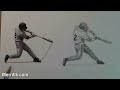 How to Draw a Baseball Player (Batter in Hitting Stance with Bat)