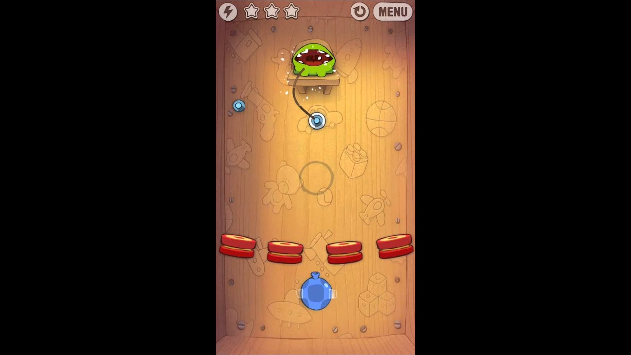 Cut The Rope Walkthrough - Toy Box LV 15 - YouTube