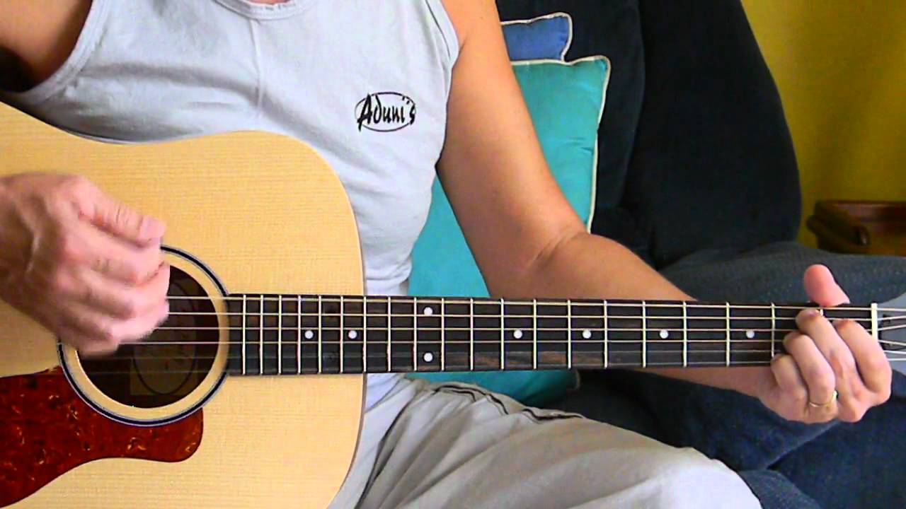 How to Play Amazing Grace Christian Gospel Songs on Guitar - Easy