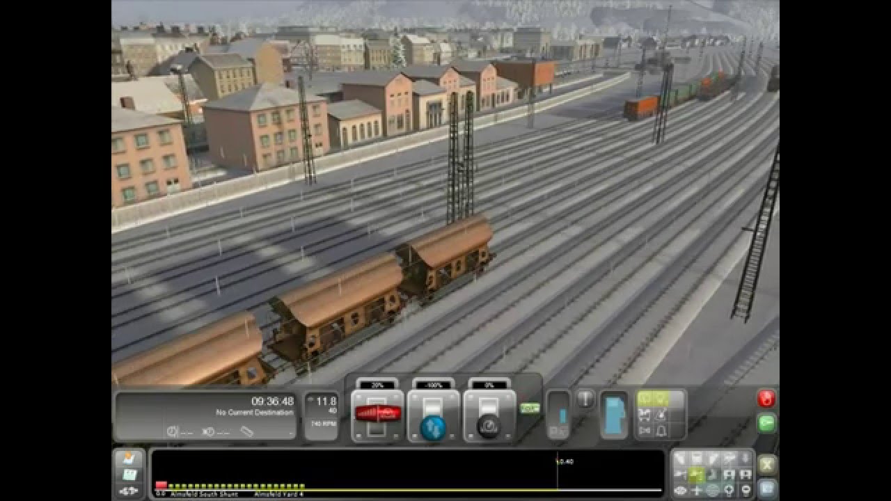 RailWorks Train Simulator 2012 - Free Roam Almfeld Winter - YouTube