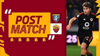 “Un'emozione forte la prima da titolare” | TOMMASO BALDANZI AL TERMINE DI FROSINONE-ROMA