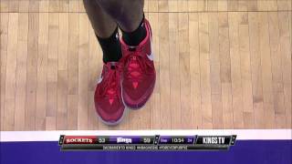 James Harden Shoots Foul Shots on One Leg