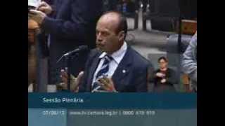 Dep. Federal Lourival Mendes (PTdoB-MA) em seu discurso no plenário da Câmara