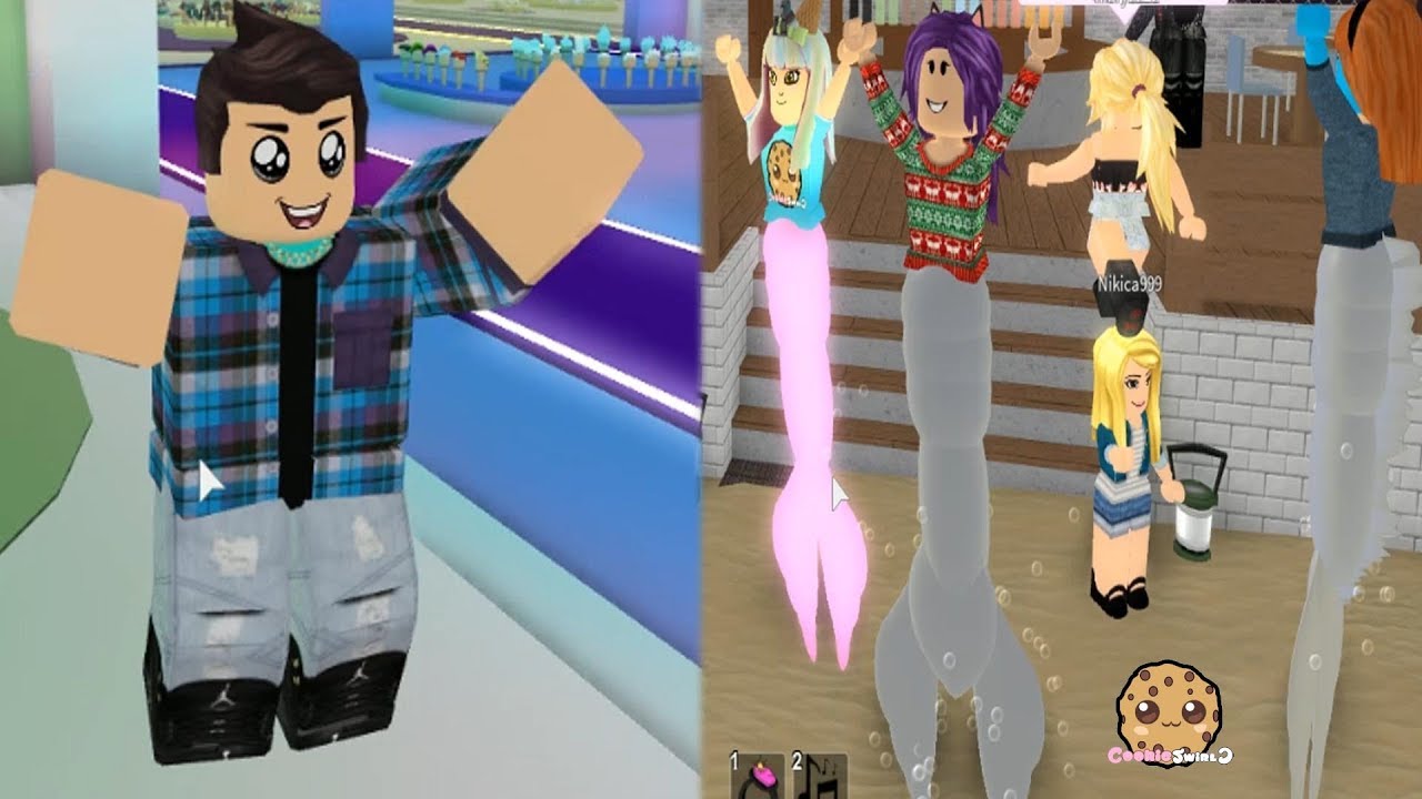 Fashion Famous Dress Up Mermaid Party Random Roblox Let S Play