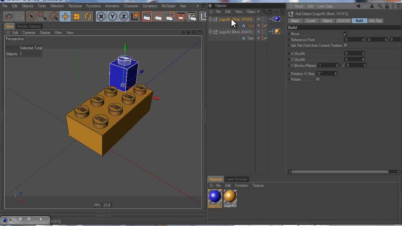 Cinema 4D - Xpresso - Lego 4D (demo video) - YouTube