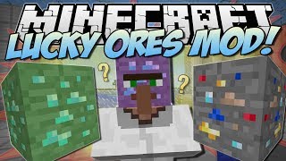 Minecraft | LUCKY ORES MOD! (What Will You Find?!) | Mod Showcase