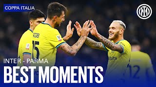 INTER vs PARMA 2-1 | BEST MOMENTS | PITCHSIDE HIGHLIGHTS 👀⚫🔵??