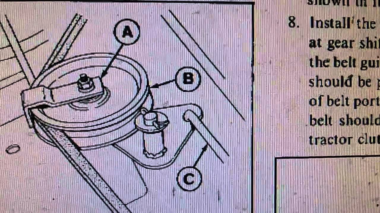 drive belt diagram for simplicity 4211 Tonyjordan YouTube