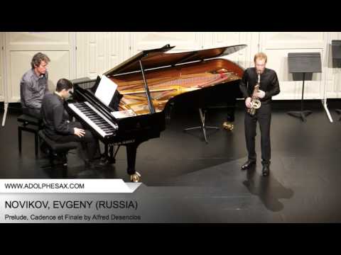 Dinant2014 NOVIKOV Evgeny Prelude, Cadence et Finale by Alfred Desenclos