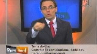  CONTROLE DE CONSTITUCIONALIDADE DOS TRATADOS INTERNACIONAIS (12/12/2012)