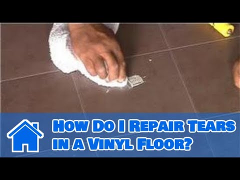 vinyl repair flooring floor tears cleaning