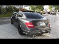 Mercedes C63 AMG Powerslide+full throttle !!!
