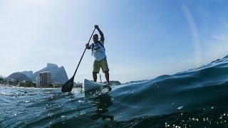 Paddleboarding Competition in Rio de Janeiro