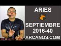 Video Horscopo Semanal ARIES  del 25 Septiembre al 1 Octubre 2016 (Semana 2016-40) (Lectura del Tarot)
