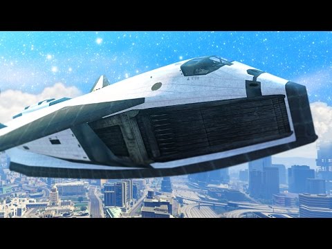 INSANE GTA 5 SPACESHIP! GOING INTO SPACE! (GTA 5 Funny Moments)