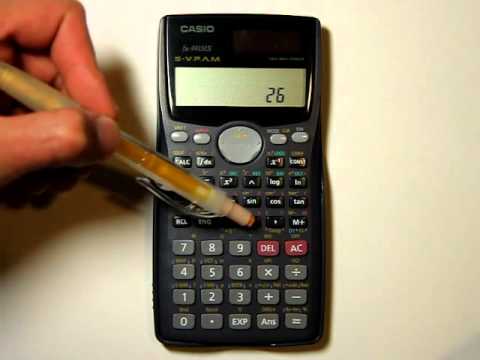 Casio fx-991MS - Display and key test - YouTube