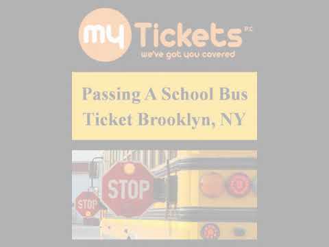 passing school bus ticket in mail