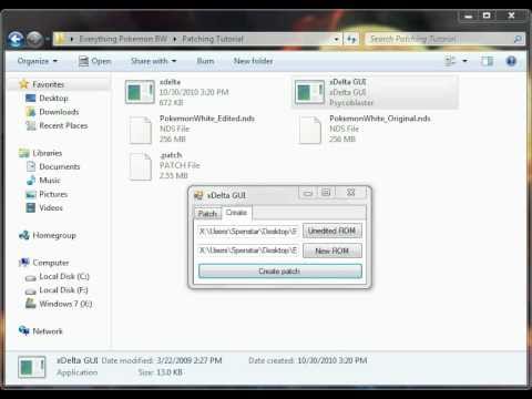 How to: Create a Patch for NDS Games (Using xDelta GUI) - YouTube