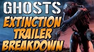 Call of Duty Ghosts "EXTINCTION REVEAL TRAILER BREAKDOWN" BOSS ALIENS, TRAPS, HIVES & More