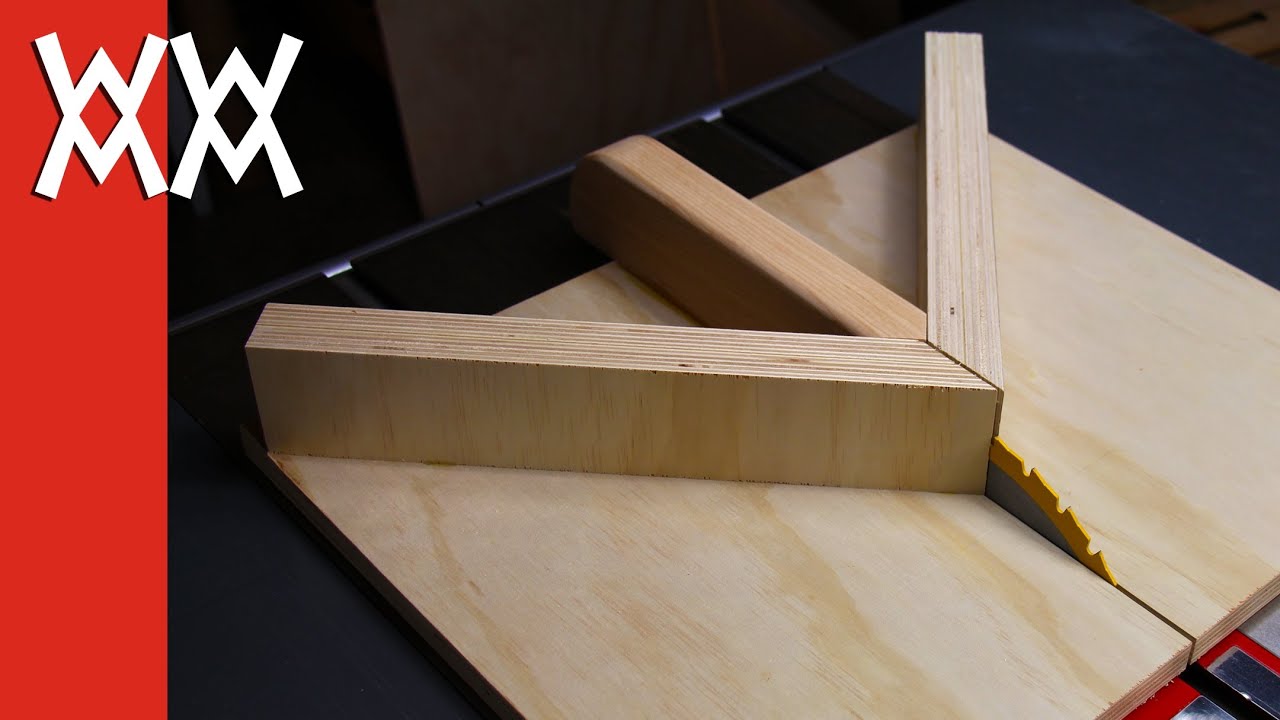 make a miter sled for your table saw. improved version