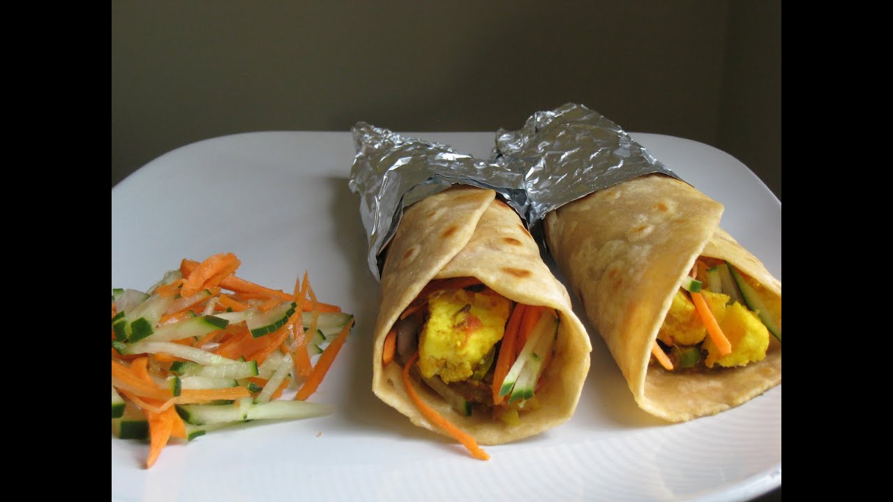 Homemade yummy paratha 'kathi rolls' recipe