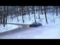 Why Quattro? That's why! Audi A4 2.6 V6 rally snow drift winter انحراف