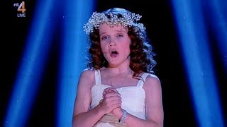 9 year old Amira sings 'Ave Maria'    Holland's Got Talent 2013