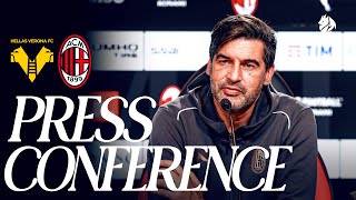 Paulo Fonseca previews the Hellas Verona game | Press Conference