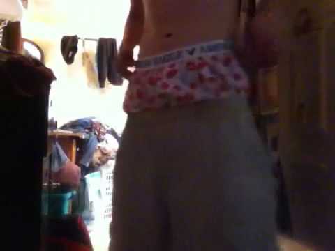 American eagle boxers showing - YouTube