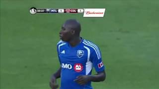 GOAL: Camara scores while juggling from ground, bicycling it | MTL Impact vs COL June 29, 2013