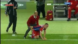 WTF? Guardiola makes "massage" Ribery))