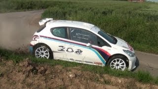 ERC Geko Ypres Rally test Chris Meeke Peugeot 208 R5