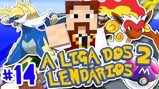 A Liga dos Lendários 2 - SAMUROTT E INFERNAPE! MINHA CASA ÉPICA!! - #14 - Pixelmon Minecraft