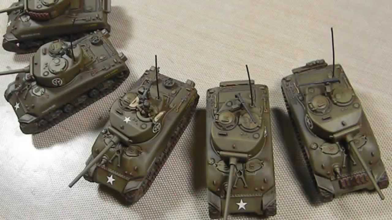 How to Paint 15mm Sherman Tanks YouTube
