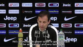 Juve-Parma, la conferenza stampa di Allegri - Allegri's pre-match Parma press conference