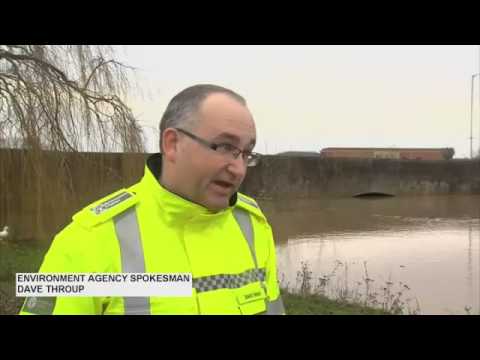 http://news.sky.com/story/1190644/britain-braced-for-more-floods-and-chaos man died after falling into the River Thames, which is flooded in Henley 
Britain Braced For More Floods And Chaos
Forecasters are warning gusts of up to 70mph will hit western coasts early this morning - causing more floods and disruption.
11:58pm UK, Sunday 05 January 2014

Video: A man died after falling into the River Thames, which is flooded in Henley
Enlarge
uploaded from 050114 SUNRISE FLOODS TEWKESBURY
Environment Agency spokesman Dave Throup updates Lisa Dowd on the latest situation from Tewkesbury in Gloucestershire, which was also badly-hit by floods in 2007.

 Floods: On The Ground In Tewkesbury
A violent storm brewing in the Atlantic is set to bring more flooding and travel chaos tomorrow as Britain returns to work after the Christmas holidays.

The weather conditions that brought misery over the festive period continued to prove treacherous at the weekend - with a 47-year-old man becoming the third person to die in the storms.

The unnamed man died when his mobility scooter fell into the swollen River Thames at Osney Lock, Oxford, at 6.30pm on Saturday.
Police tape near Osney Lock in Oxford The scene where the man on his mobility scooter fell into the river

A search is continuing for an 18-year-old student who went missing after heading out to take photos of the storms.

Harry Martin was last seen on Thursday afternoon leaving his home in Newton Ferrers, near Plymouth.

Forecasters are warning gusts of up to 70mph will hit western coasts at around 3am today.
UK Warned Of More Floods A severe flood warning is in place near Bournemouth

As winds whip up rough seas in the Atlantic, it could lead to even further coastal flooding with 10-metre-high waves possible for southwest England, Wales, and western Scotland.
Harry Martin missing in storms Harry Martin went missing in the storms

The Met Office has issued a yellow warning - meaning \