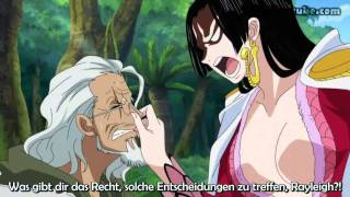 One Piece Boa Hancock vs Rayleigh HD