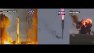 It crashes the Russian Proton-M  carrier rocket seconds after launch 02/07/2013 explota cohete Ruso