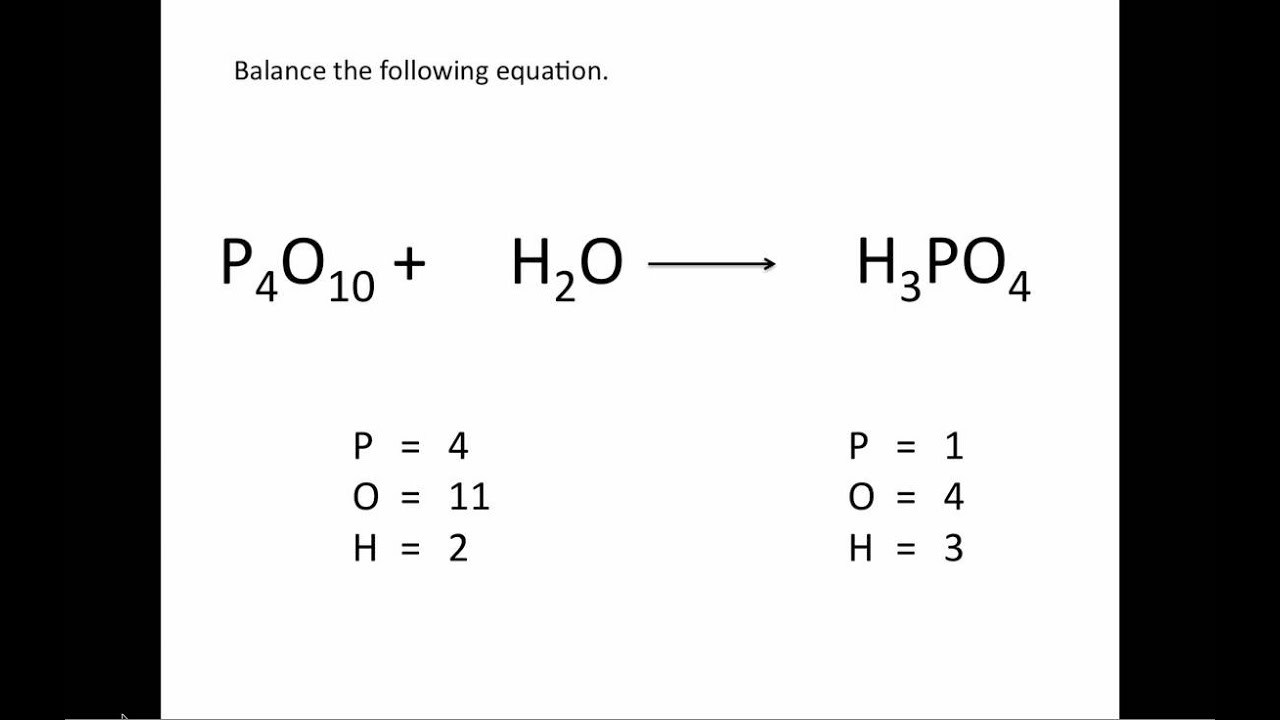 Balancing Chemical Equations: UPDATED - Chemistry Tutorial - YouTube