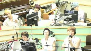 130626 슈키라 EXO 첸,디오,려욱 Sunday Morning Live (Maroon 5 곡)