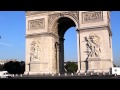 Présentation des Champs-Elysée, la place de l'étoile et l'Arc de Triomphe