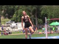 Khalfani Muhammad runs 100 meters in 10.33 seconds