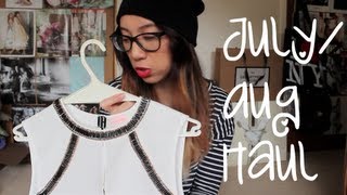 July/Aug Haul -Asos, Topshop, Mac, Rubi Shoes, Glassons, Sass & Bide + more! (&travelling!)